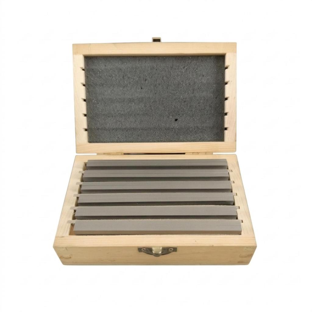 12 Pieces Milling Vise Parallels Hardened Tooling Ground Finish for Machine Shop