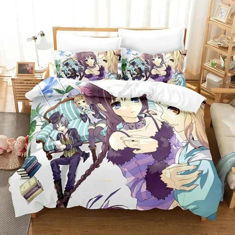 Comforter New Bungaku Shoujo Bedding Set Single Twin Full Queen King Size Bed Set Adult Kid Bedroom S Kawaii Bed