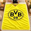 Flannel BlanketBorussia Dortmund Warm Soft Throw Blanket for Indoor Sofa Bed Living Room Use