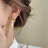 Elegant Pearl Heart Earrings - French Design, Simple, Gentle, and High-Class
