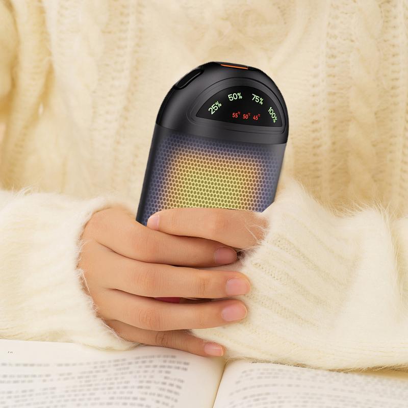 Portable 3In1 Pocket Hand Warmer Double Sided Heating Power Bank Fast Charging Function For Fishing Hiking Skiing Camping