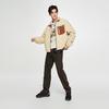 X I Am Not Fat Tiger Series FW23 Comfortable Version Zipper Imitation Lamb Fleece Cotton Jacket Men jackets Beige LMT007131204202A03034