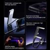 240w Braided Fast Charge Cable with Built-in Phone Stand Invisible Holder Charger Cable Fast Charging Cord Built-in Phone Stand