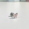 Butterfly-Control Titanium Ear Cartilage Studs: Playful & Cute Collection