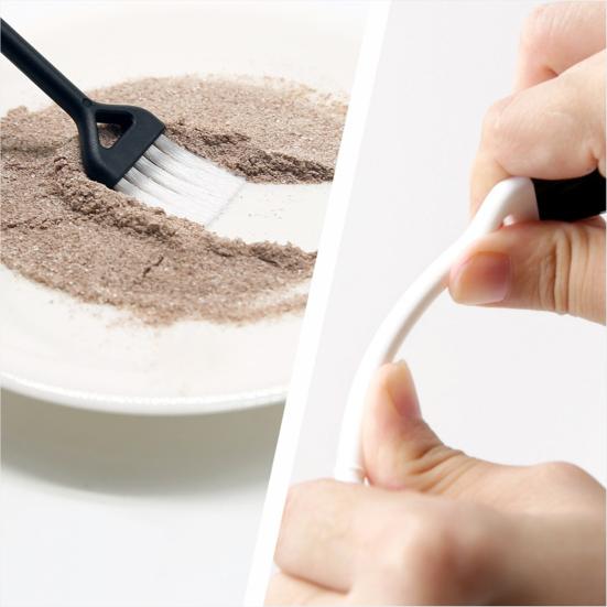 4Pcs Manual Keyboard Brush Ergonomic Long Handle Garlic Coffee Machine Cleaning Brush Household Supplies