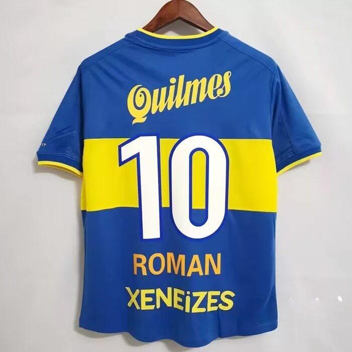 

Retro Soccer Jersey Football Shirt Cristiano Ronaldo Robin Van Persie From The Netherlands Kaka and Batistuta From Brazil XS