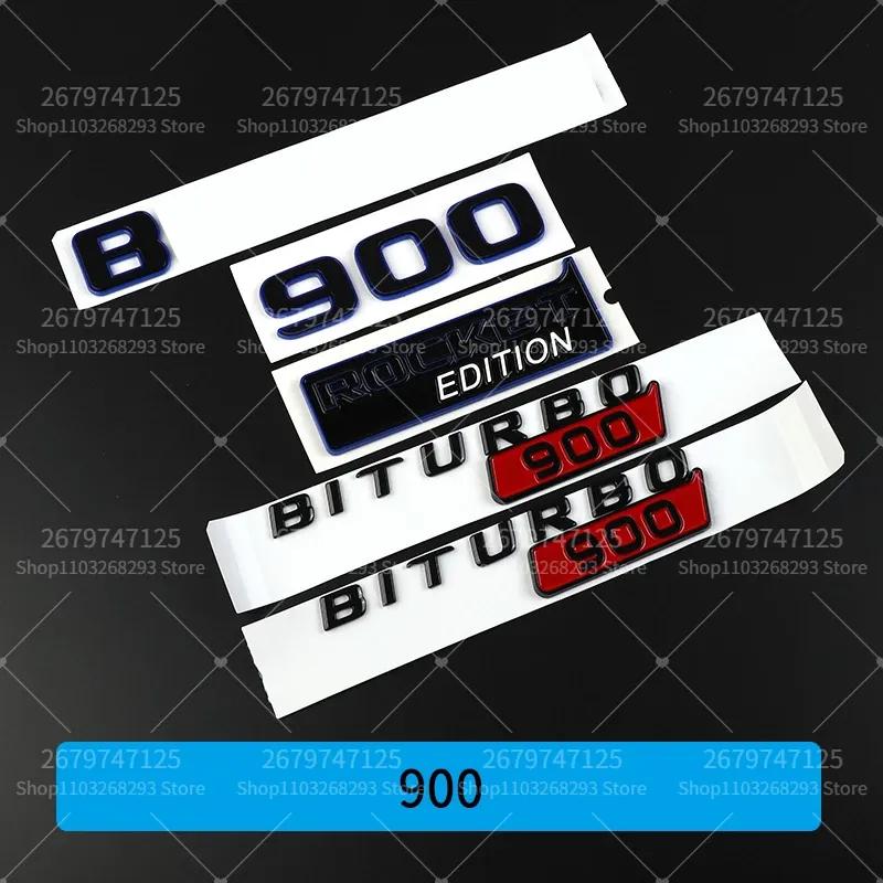 3D Color Block 800 900 700 Nameplate Badge Emblem Car Trunk Sticker for Mercedes Benz Brabus AMG W463 W464 G500 G63 Accessories