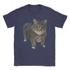 Men Women Spinning Cat Meme T Shirt Funny Brainrot Cotton Tops Fashion Short Sleeve Round Neck Tees T-Shirts