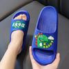 Children's Open-Toe Cartoon Dinosaur Flip-Flops - Non-Slip Summer Sandals for Boys, Girls, and Babies
