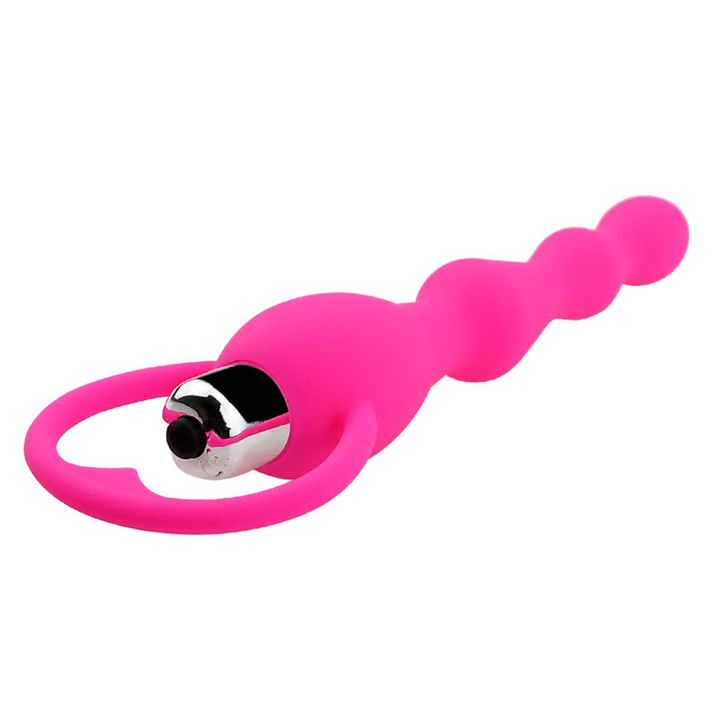 Vibrator Plug Silicone Women Long Anal Masturbation Product