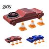 Stress Relief Car Toy 1/2Pcs Pocket Drift Fidget with 3/6 Mini Cones, 2-in-1 Spinner & Desktop Racing Vehicle Toy, Desk for Adults, Gift Lovers