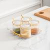 European-style Light Luxury Seasoning Jar Household Kitchen with Lid and Spoon Sub-style Seasoning Jar Plastic Seasoning Box Set