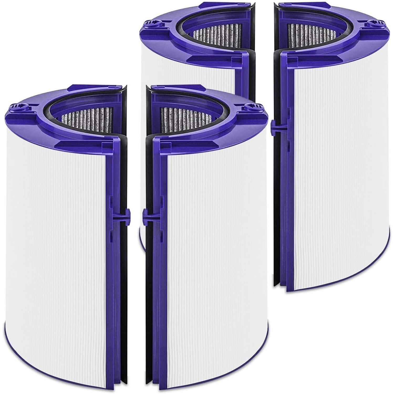 2 Pack Upgraded HP1 Filter Replacement For Dyson HP1 HP07 PH01 HP10 TP07 TP10 TP09 HP09 HP06 TP06 PH02 PH03 PH04-360° Combi Glass Pure Cool Hot 2-Pack фиолетовый