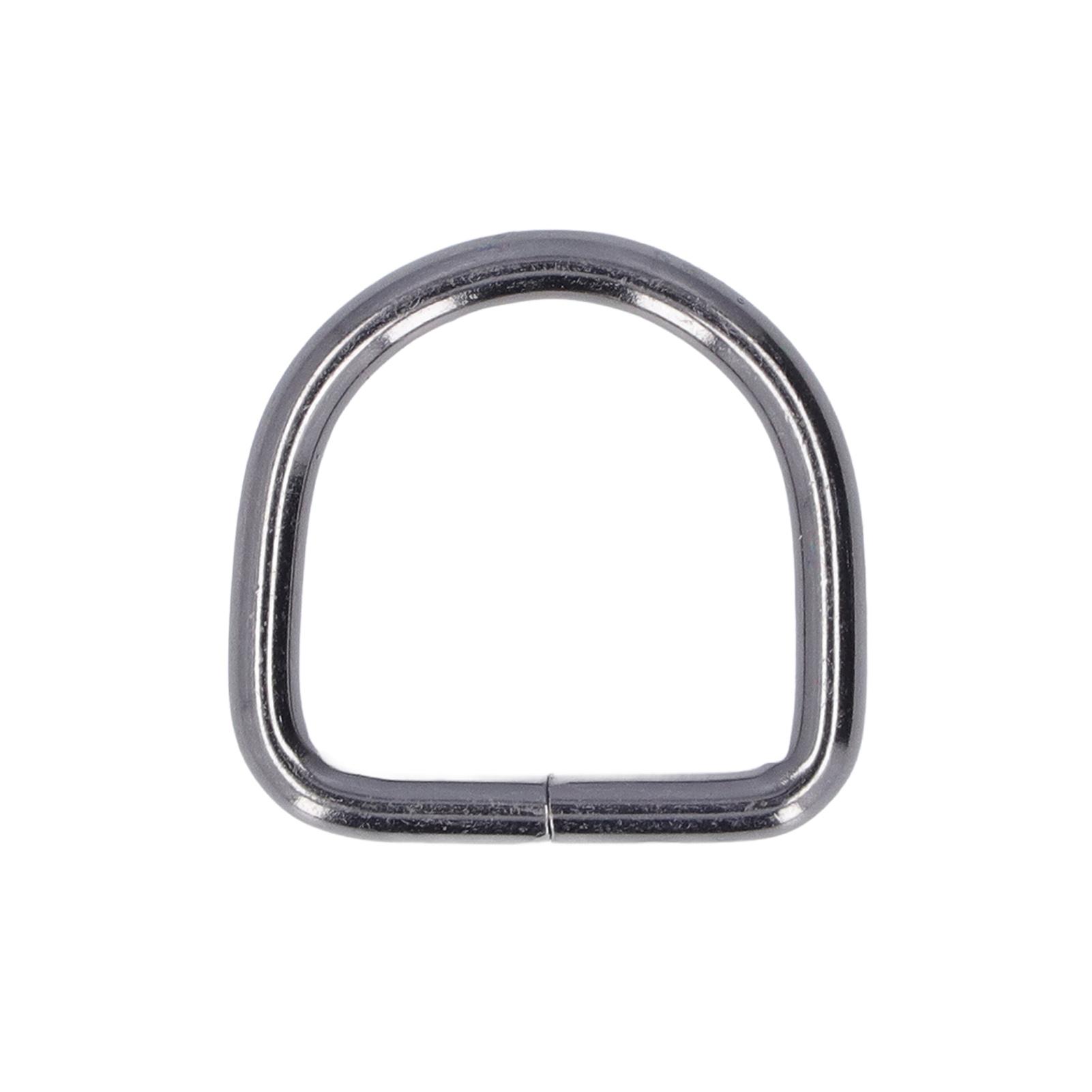 

20 шт. Металлические D-кольца Премиальное железо Прочные Долговечные Глянцевые Изысканные Широкое применение D-кольца для