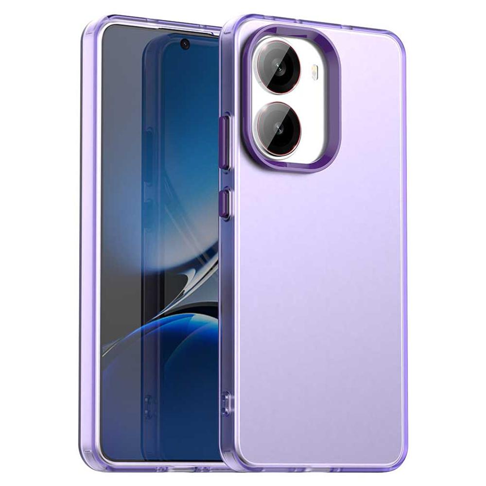 For Xiaomi Poco X7 Pro 5G/Redmi Turbo 4 5G Case PC+TPU+PET Matte Anti-Drop Phone Back Cover