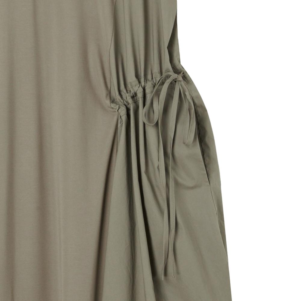 Rap Side Color Block String Long Dress Ar2Wo660