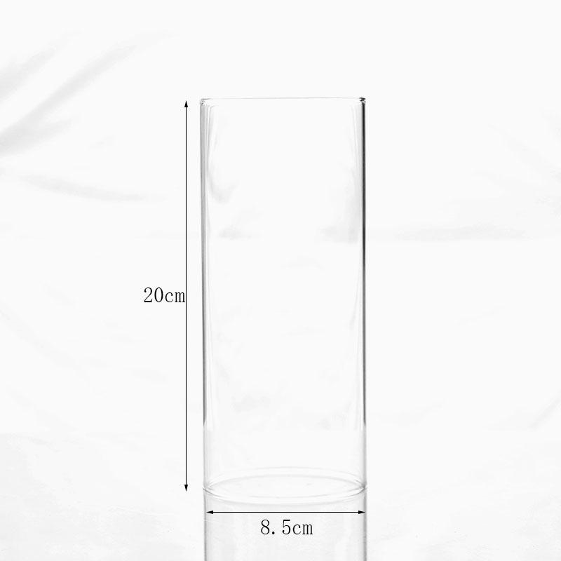 High Borosilicate Glass Windproof Candle Cover for Wedding Candelabra and Buddha Butter Lamp