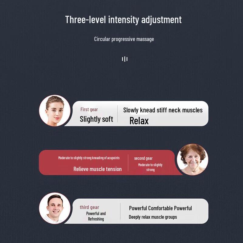 Aux Multifunction Neck & Shoulder Massager Pillow