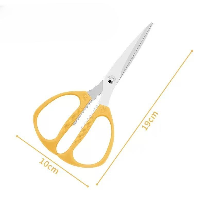 Plastic Handle K82 Scissors Multi-functional Kitchen Stainless Steel Chicken Bone Cutter Kitchen Household Strong Cutter