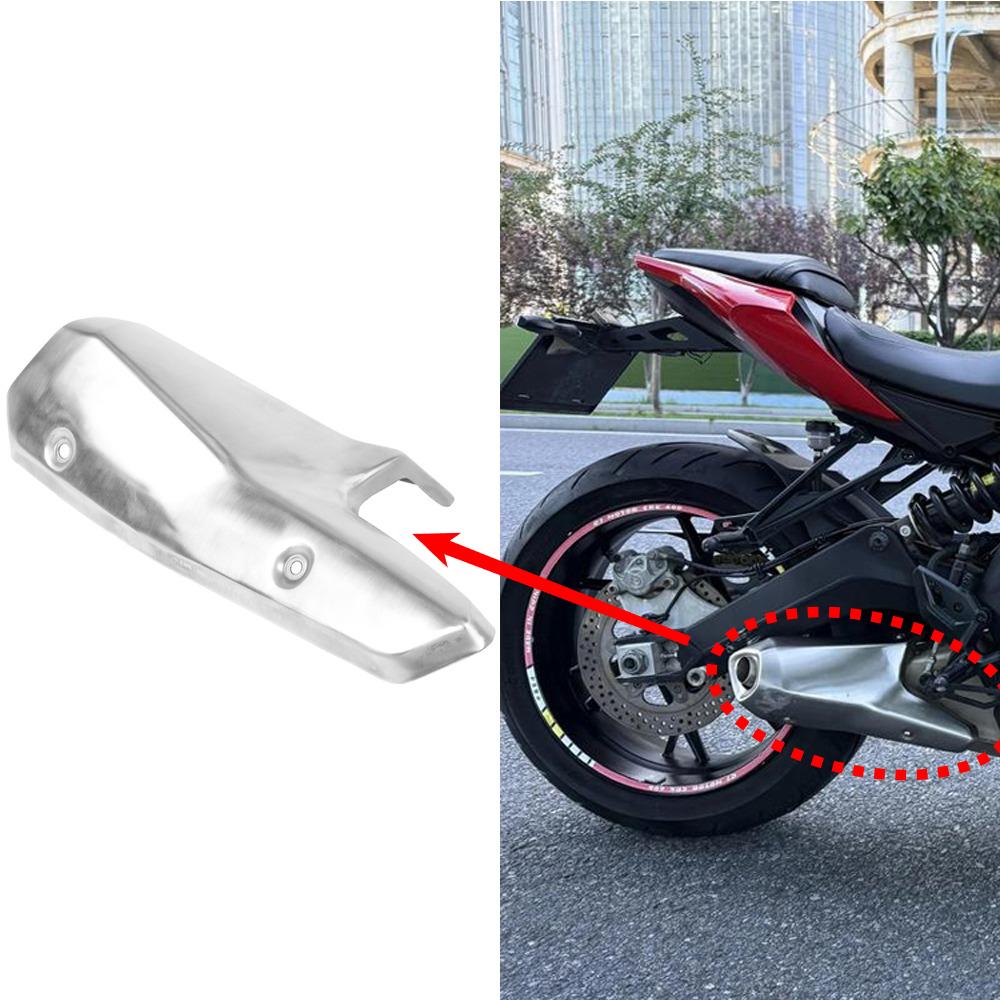 For QJMOTO SRK600RR SRK600 2020 2021 Qianjiang Sai600 Zhui600 Motorcycle Accessories Decoration Covers Exhaust Pipe Shell Cover