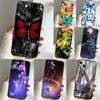 Colorful Butterfly Phone Case For iPhone 16 15 14 12 11 13 17 Pro Max 15 16 Plus 13 Mini 16e 17 Air Funda Cover