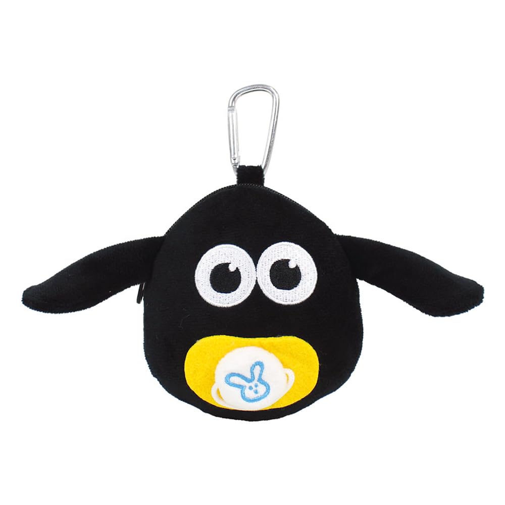 

Tees Factory Timmy Shaun the Sheep Plush Zipper Mascot with H135 x W100 x Carabiner, D70mm, HS-5549019TI