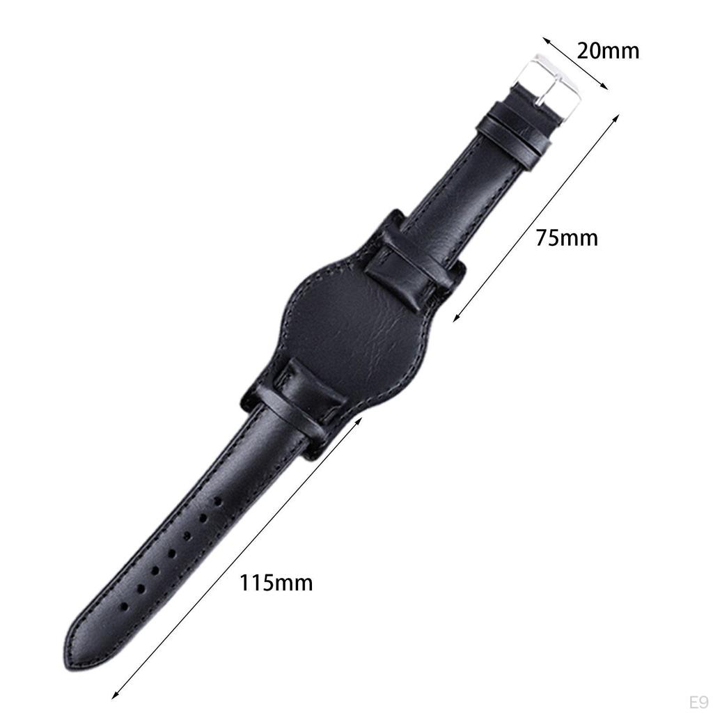 Leather Watch Band Replacement Strap Watchband Wristband Wristwatch