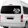 Creative Camper Graphics Car Sticker Camping Pattern Vinyl Decal Car  Door Window Decoration For Transporter RV Caravan Truck