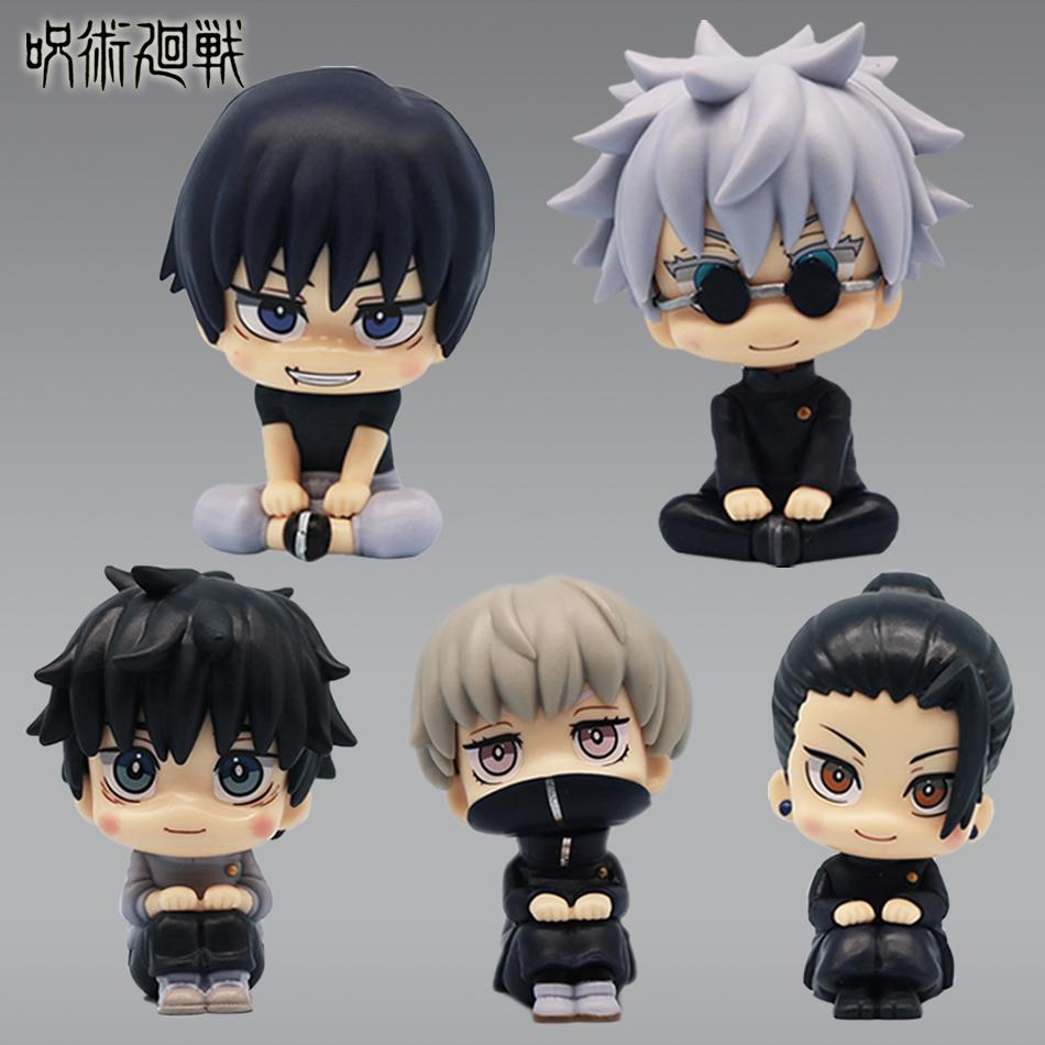 10Cm Jujutsu Kaisen Mini Figures Satoru Gojo Figure Action Geto Suguru Figurine Q Version Anime Model Pvc Collection Toys Statue