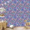 Iridescent Glitter Wallpaper Blue, Violet and Purple 50x1000