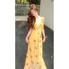 Temperament Floral Suspender Dress Women's 2025 Summer New Vacation Style Beautiful and Thin Skirt Women's Clothing