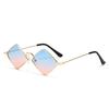 Diamond-Shaped Sunglasses: Trendy European & American Hip Hop Club Style Women's Fashion with UV Protection