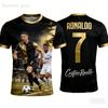 3D Print T-Shirt for Kids' Clothing  Quick-Drying and Breathable Outdoor Summer Street Sports Football Short Shirt