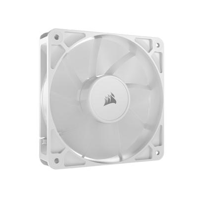 CORSAIR RS120 PWM 120mm PC Case Fan Daisy Chainable Single Pack White CO-9050192-WW