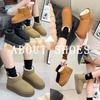 Short Snow Boots Women's Winter New Large Cotton Shoes Piled Thickened Bread Shoes Cotton Boots Women's Boots