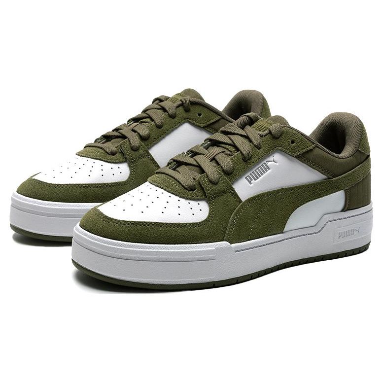Puma Ca Pro Comfortable Shock Absorbing Durable Low-Top Sneakers Unisex Sneakers Green White 393277-02