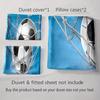 Soccer ball net. Bedding Duvet cover sets Duvet covers Pillowcases gifts (1 * Duvet Cover 2 * Pillowcases, without duvet insert)
