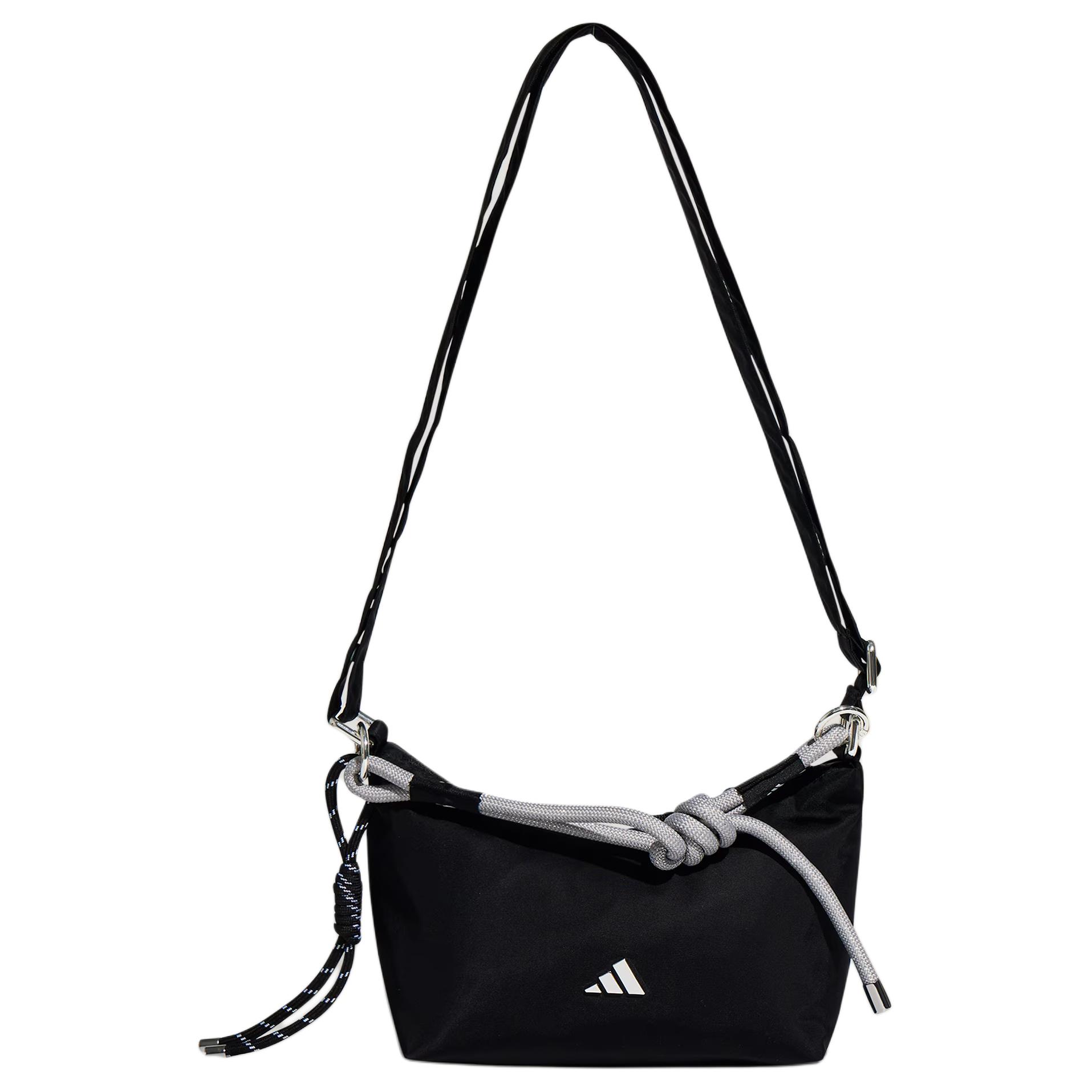 

Adidas Three Stripes Dance Series Brand Logo Zipper Closure Shoulder Bag Unisex Shoulder Bag Black KX9621 Black