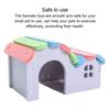 Castle House Viewing Ladder Small Hideout Hamster Layers Hut Waterproof Colorful Nest Case Playing Activity for Pets