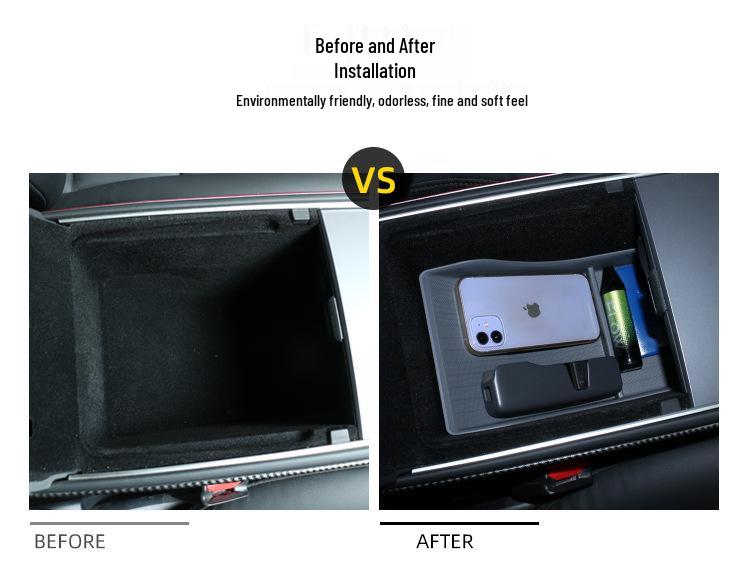 Tesla Model 3/Y (2017-2021) Armrest Box Non-slip Dirt-proof Mat