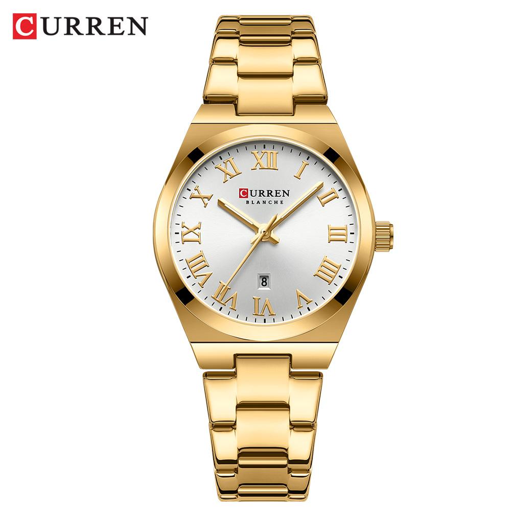 CURREN Luxus Damen Armbanduhren Mode Lässig Damen Edelstahl Quarz Armbanduhren Lebensdicht Freundin Geschenk