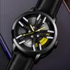 Boruse Trendy Men'S Watch Student Belt Wheel Hub Caliper Waterproof Luminous Quartz Watch