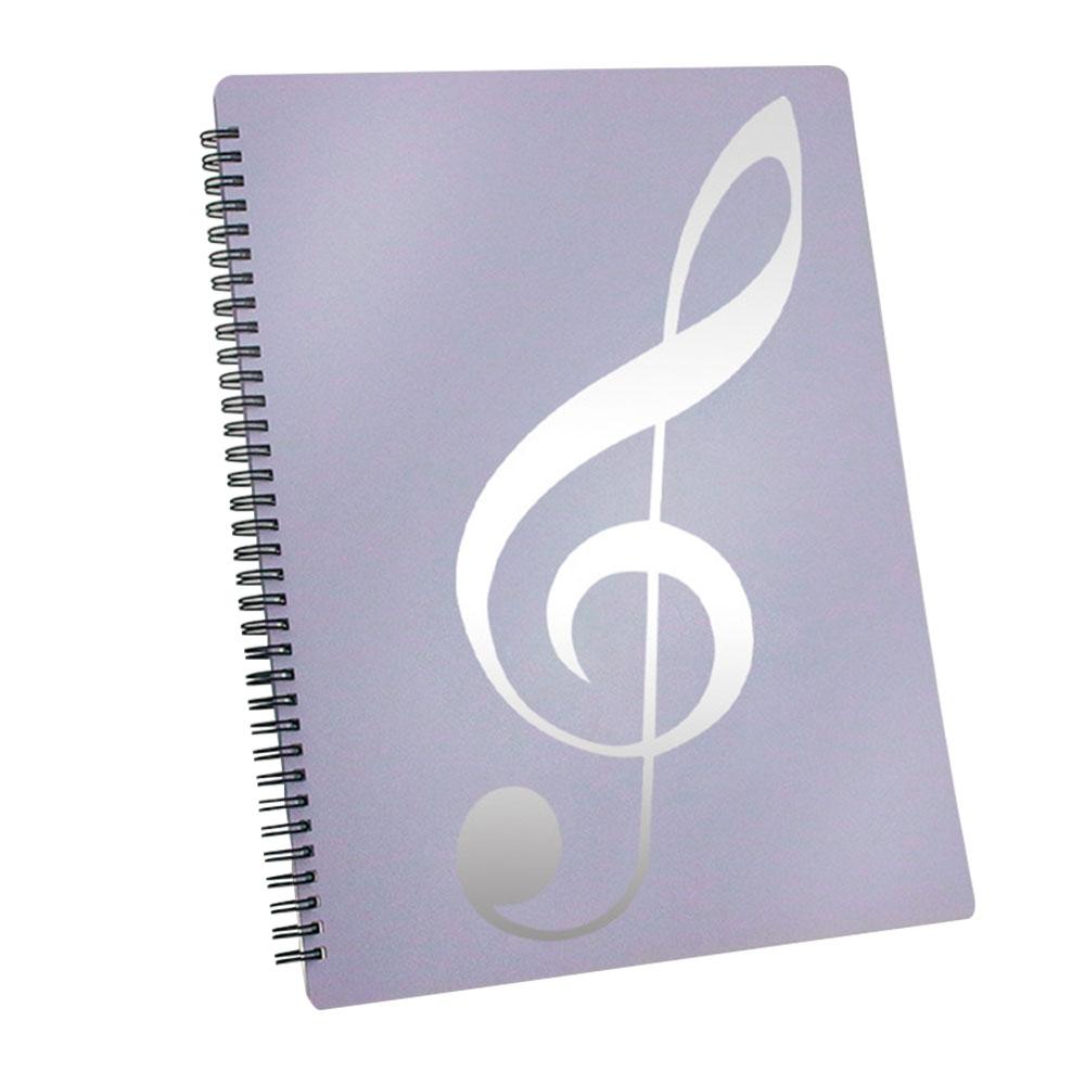 Sheet Music Folder Music Folders Binder Music Choral Storage Holder Band Folder, A4 Size Black Folder,40 Pockets