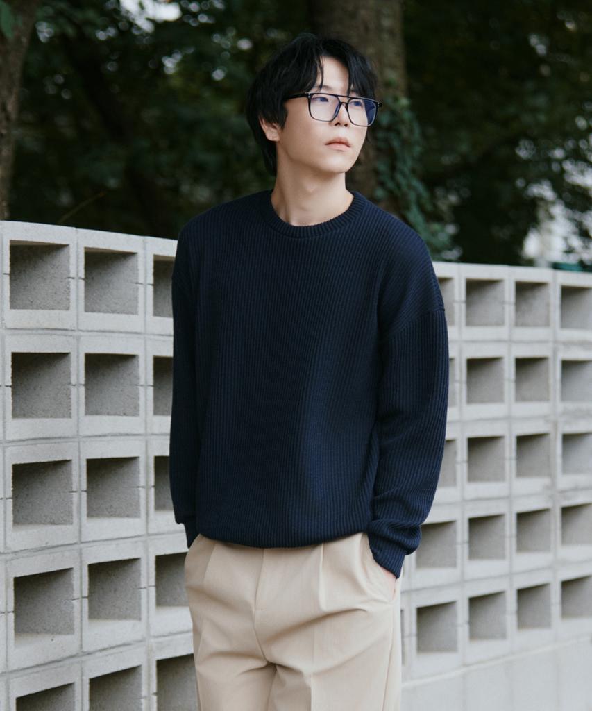 GCLIP Regular Fit Round Neck Knit Sweatshirt 7 Colors