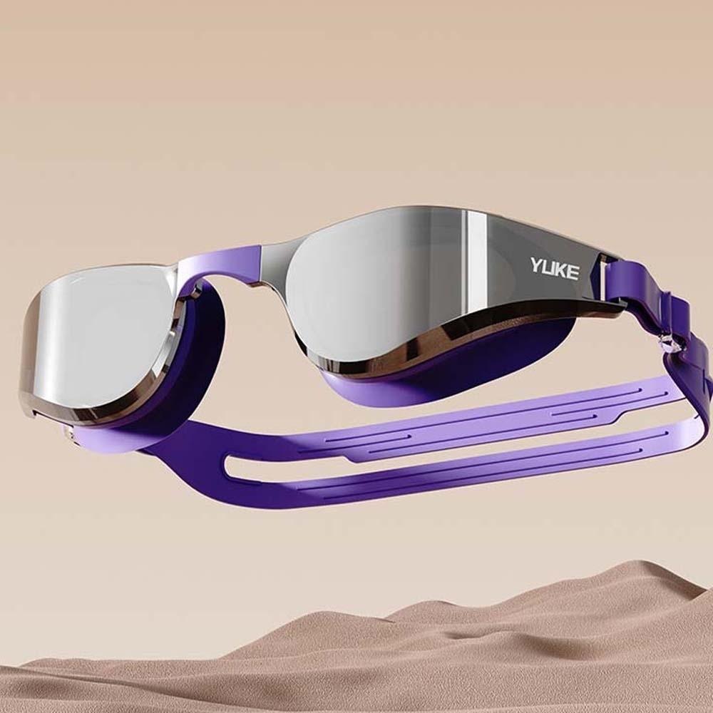 

Waterproof Swimming Goggles Electroplating Anti-fog Swim Eyewear Anti-UV Swim Glasses Women фиолетовый