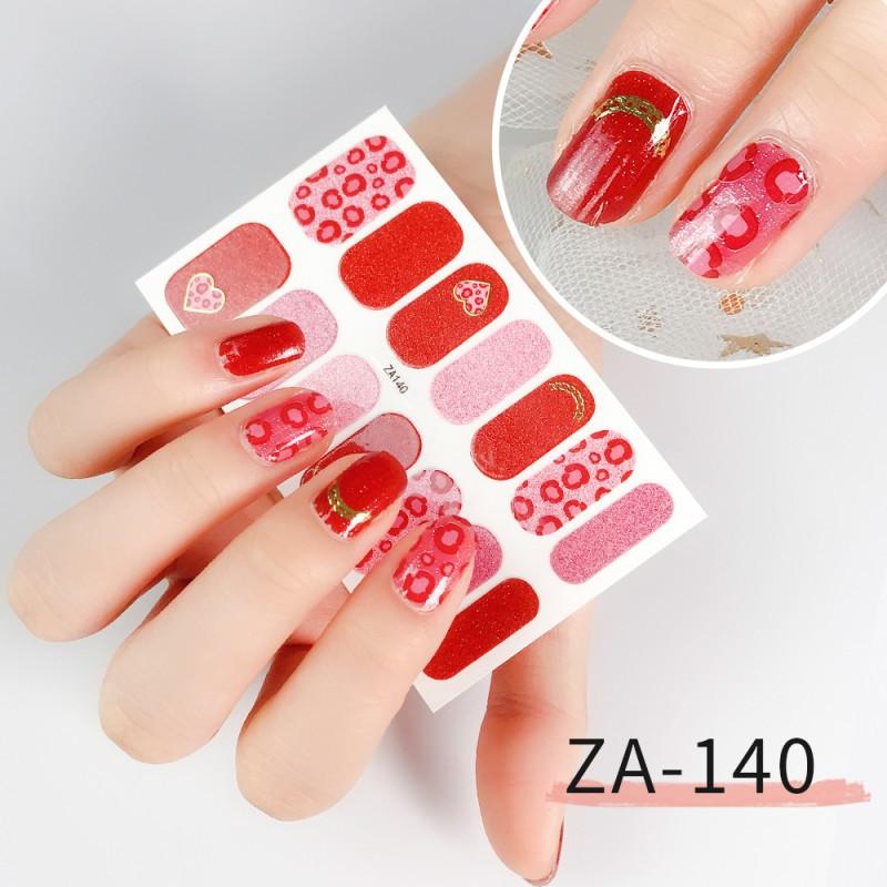 ZA Nail Sticker Full Nail Patch Nail Film Nail Film Nail Sticker Nail Tools Durable Waterproof Hand