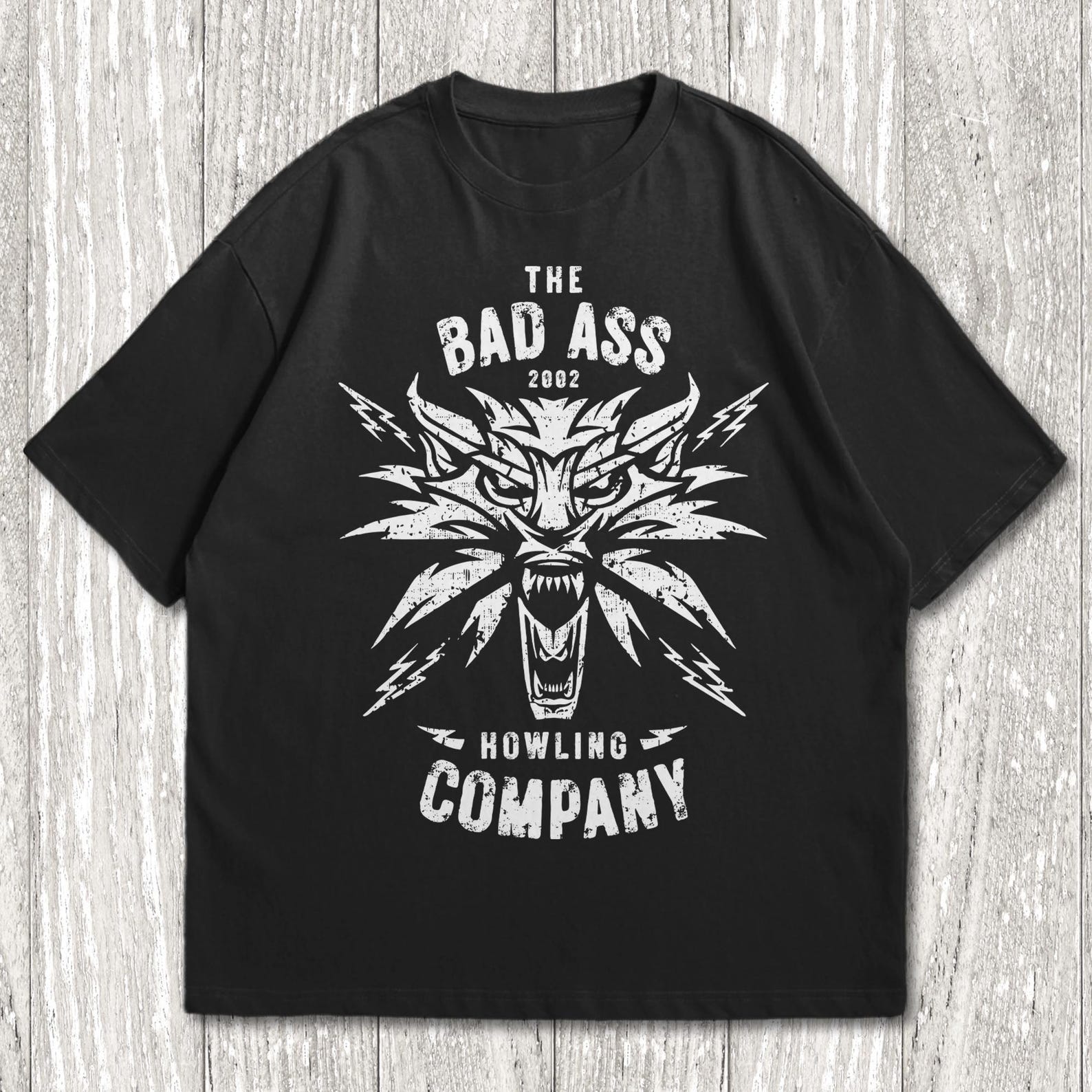 The Witcher Wild Hunt T-Shirt | The Witcher Howling Company Shirt, Fantasy Gamer Gift S