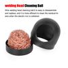 NEWACALOX Soldering Third Hand Tool Hot Air Gun Stand with Welding Tip Cleaning Ball 3X LED Illuminated Magnifier PCB Holder