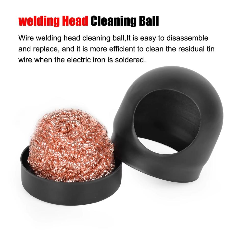 NEWACALOX Soldering Third Hand Tool Hot Air Gun Stand with Welding Tip Cleaning Ball 3X LED Illuminated Magnifier PCB Holder