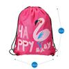 Cartoon Drawstring Sports Backpack - Canvas Football Fitness Bag